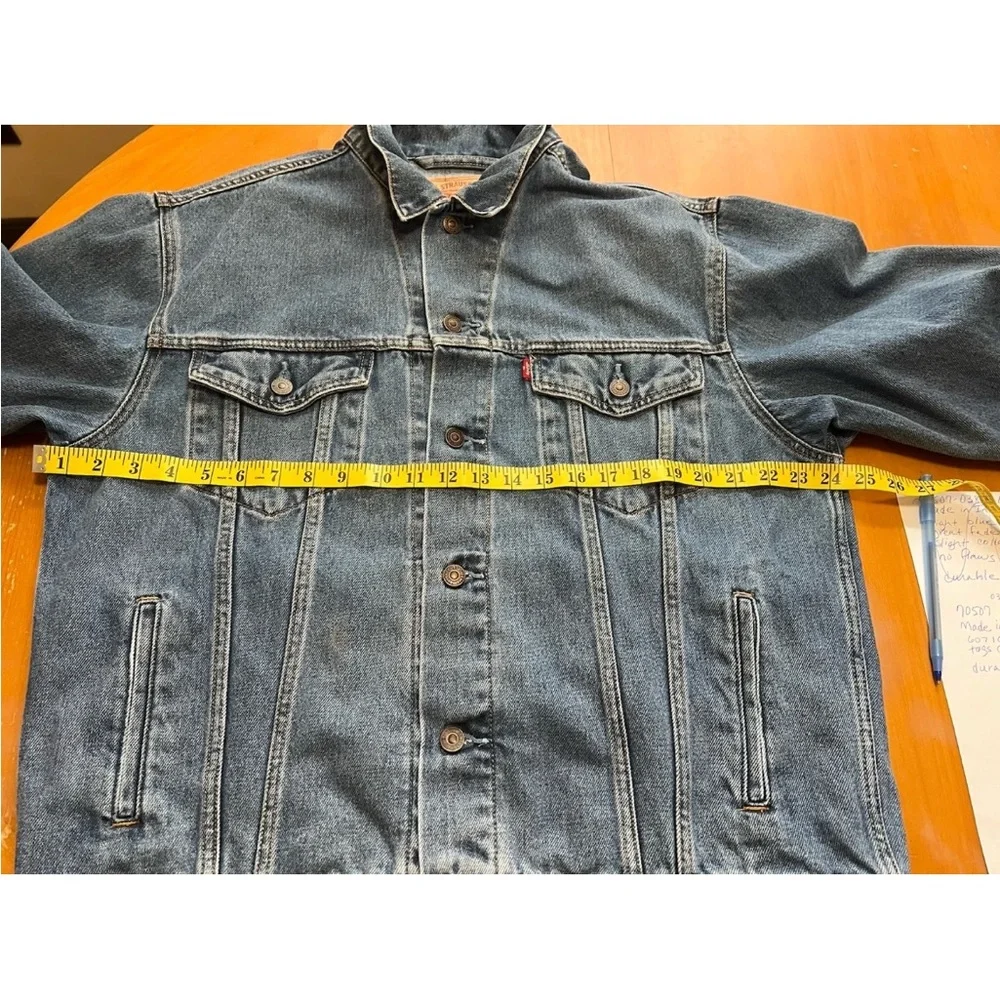 Levi’s 70507‑0389 Relaxed Trucker Jacket Men’s Size L – Made in India-Near Mint - Picture 6 of 8
